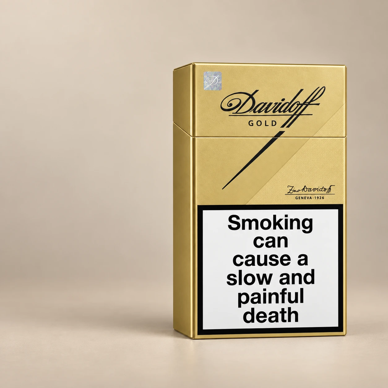 Editorial concept for Davidoff Gold